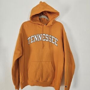 Champion Orange Hoodie - Tennessee Design